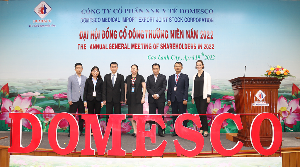 DOMESCO TỔ CHỨC THÀNH CÔNG ĐẠI HỘI ĐỒNG CỔ ĐÔNG THƯỜNG NIÊN NĂM 2022