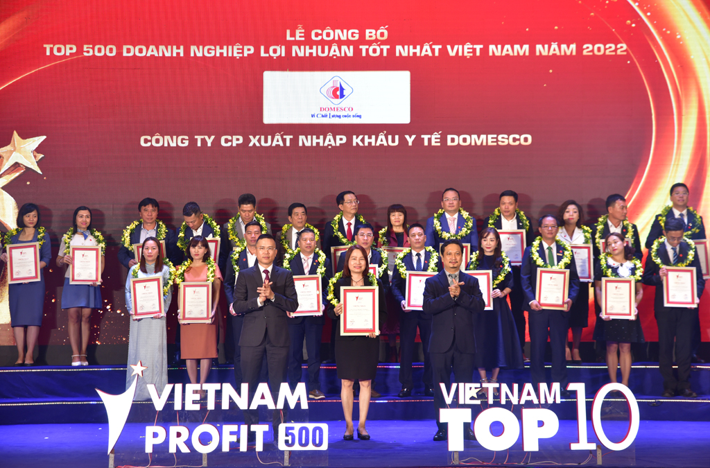 DOMESCO LÀ DOANH NGHIỆP CÓ LỢI NHUẬN TỐT NHẤT VIỆT NAM NĂM 2022