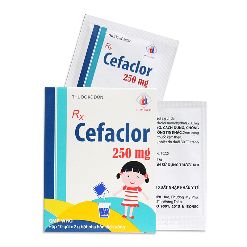 CEFACLOR 250mg (GÓI)