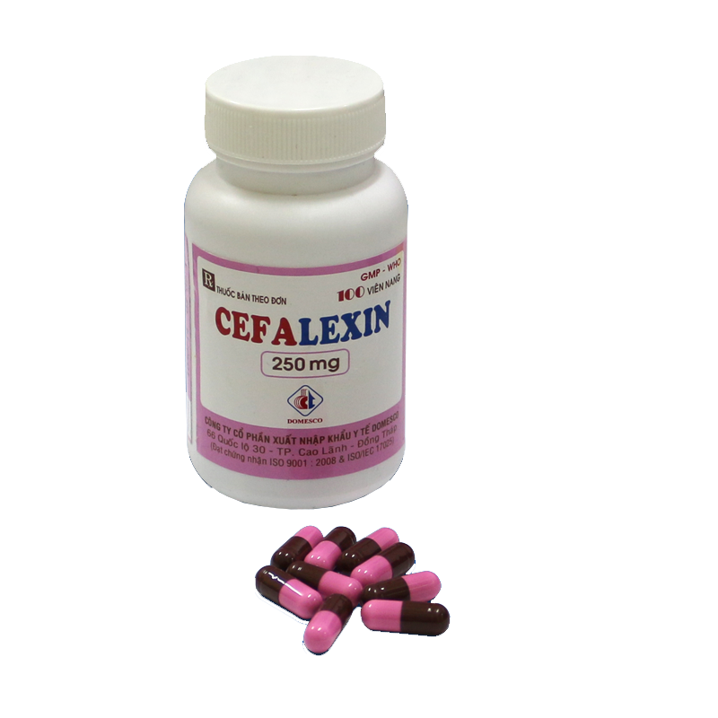 Cefalexin 250mg (nâu-tím)